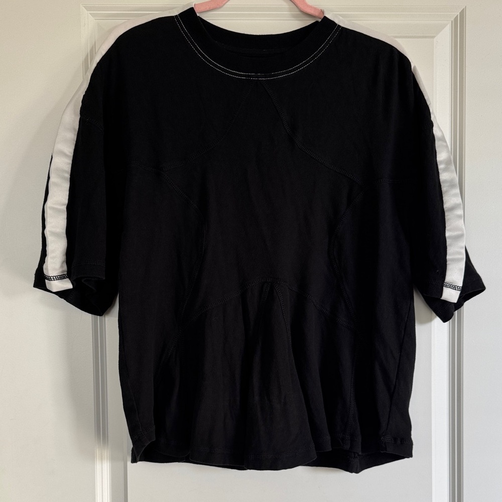 FP Movement by Free People Black and White Top